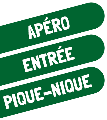 En apéro, entrée ou pique-nique