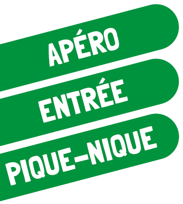 En apéro, entrée ou pique-nique
