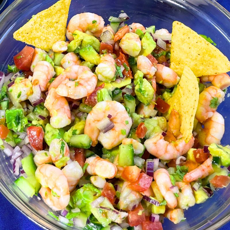 Ceviche de crevettes